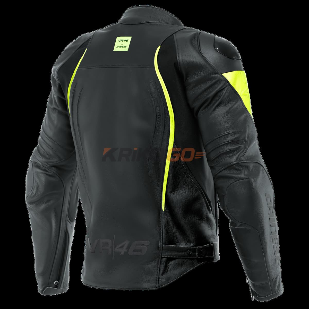 Dainese Dainese VR46 Curb Black Fluo Yellow Deri Mont