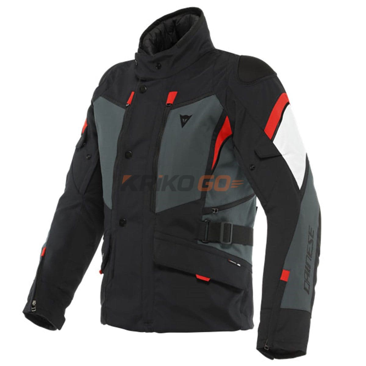 Dainese Carve Master 3 Black Ebony Lava Red Gore-Tex Mont