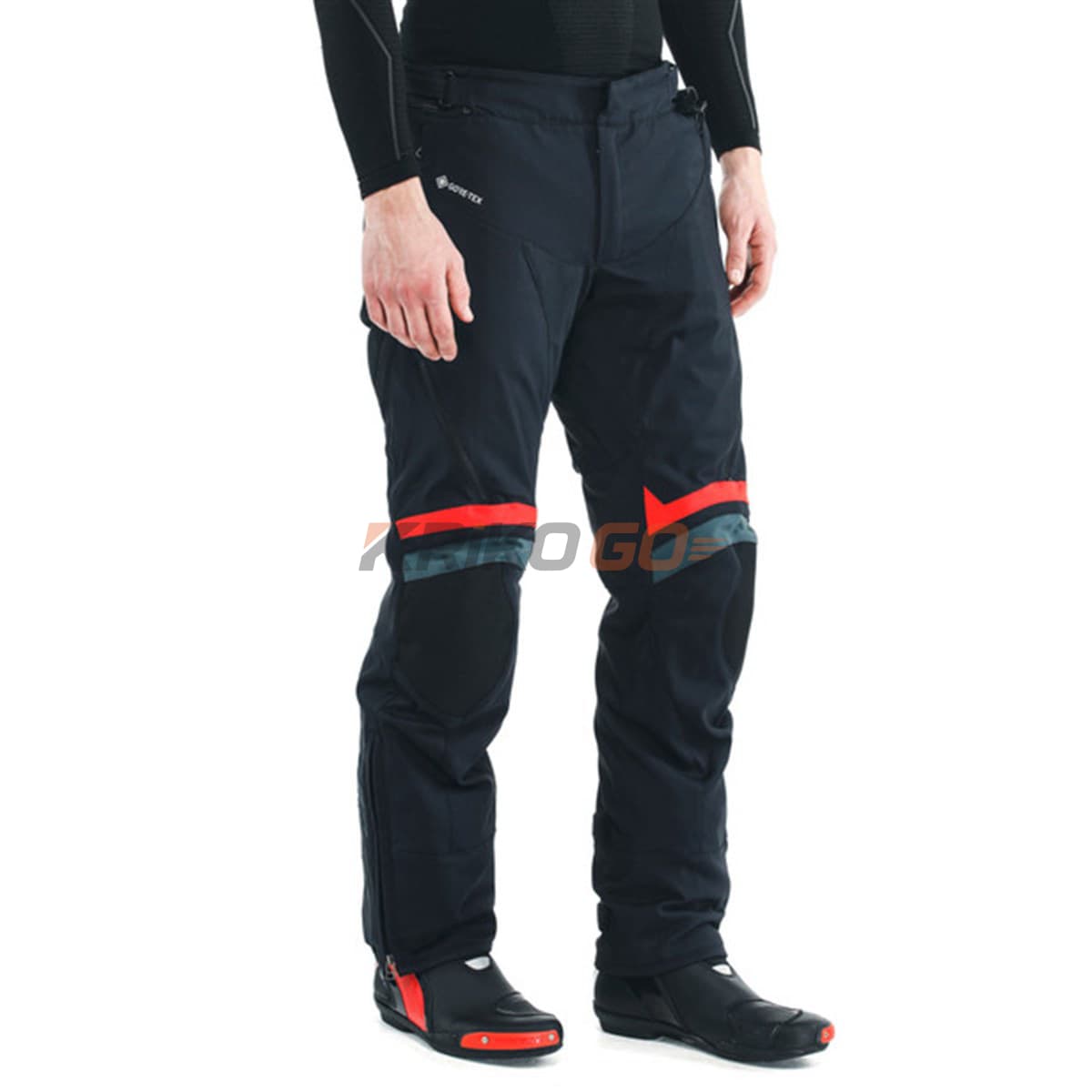 Dainese Dainese Carve Master 3 Black Lava Red Gore-Tex Pantolon