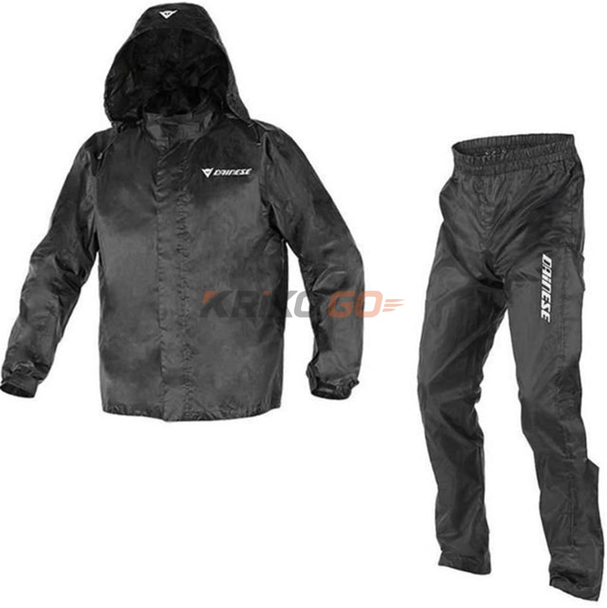 Dainese D-Crust Set Yağmurluk Black