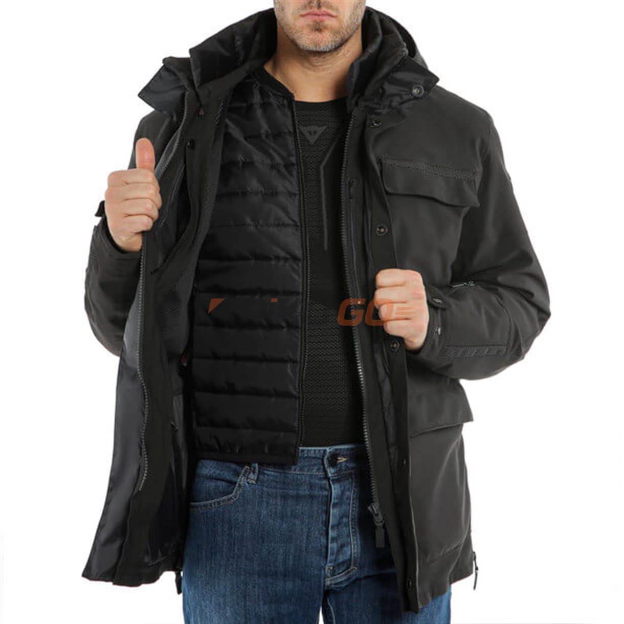 Dainese Dainese Milano Ebony Black  D-Dry Mont