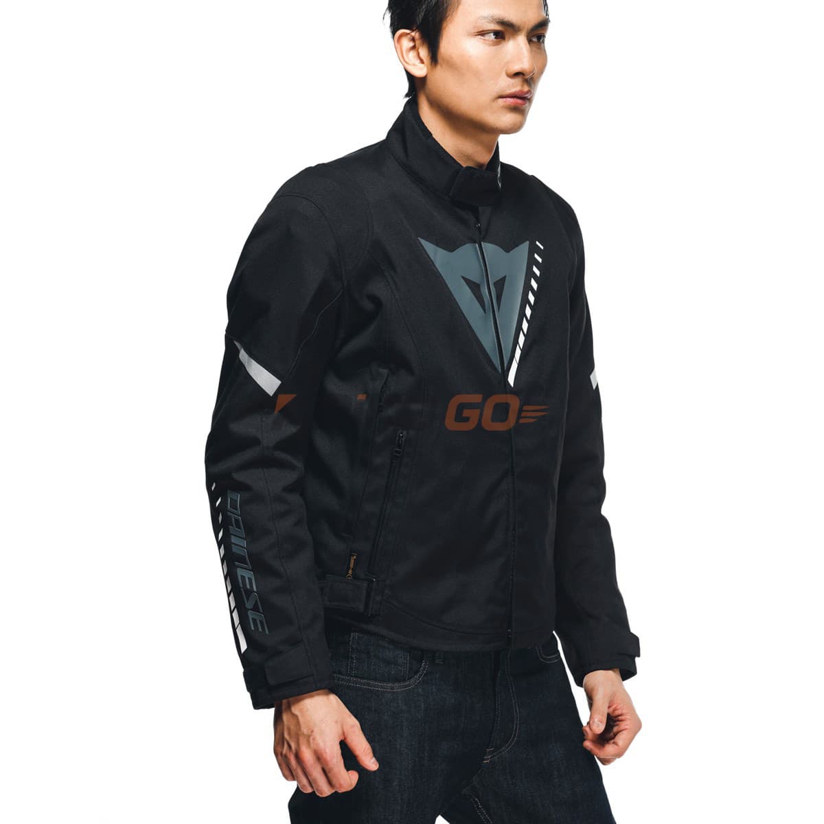 Dainese Dainese Veloce Black Charcoal Gray White D-Dry Mont