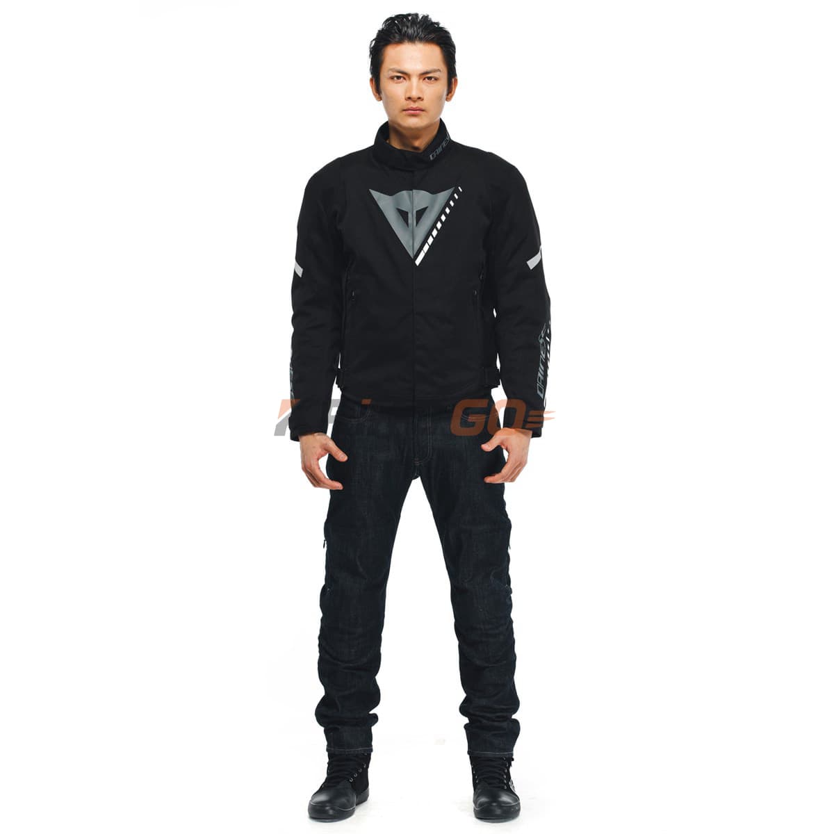 Dainese Dainese Veloce Black Charcoal Gray White D-Dry Mont