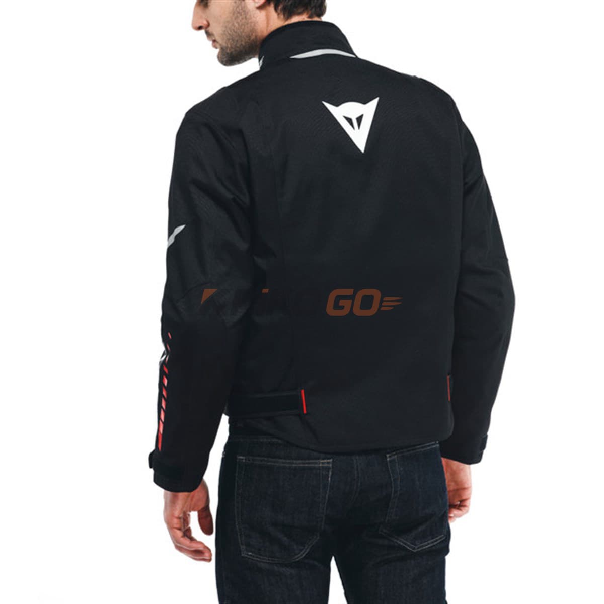 Dainese Dainese Veloce Black White Lava Red D-Dry Mont