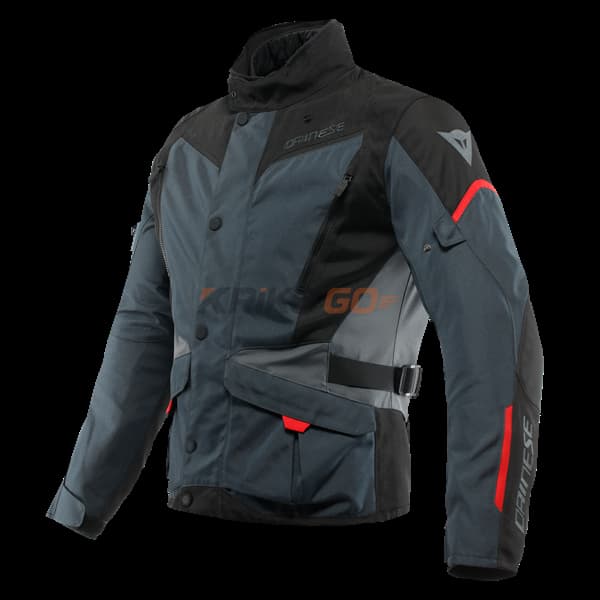 Dainese Tempest 3 Ebony Black Lava Red D-Dry Mont