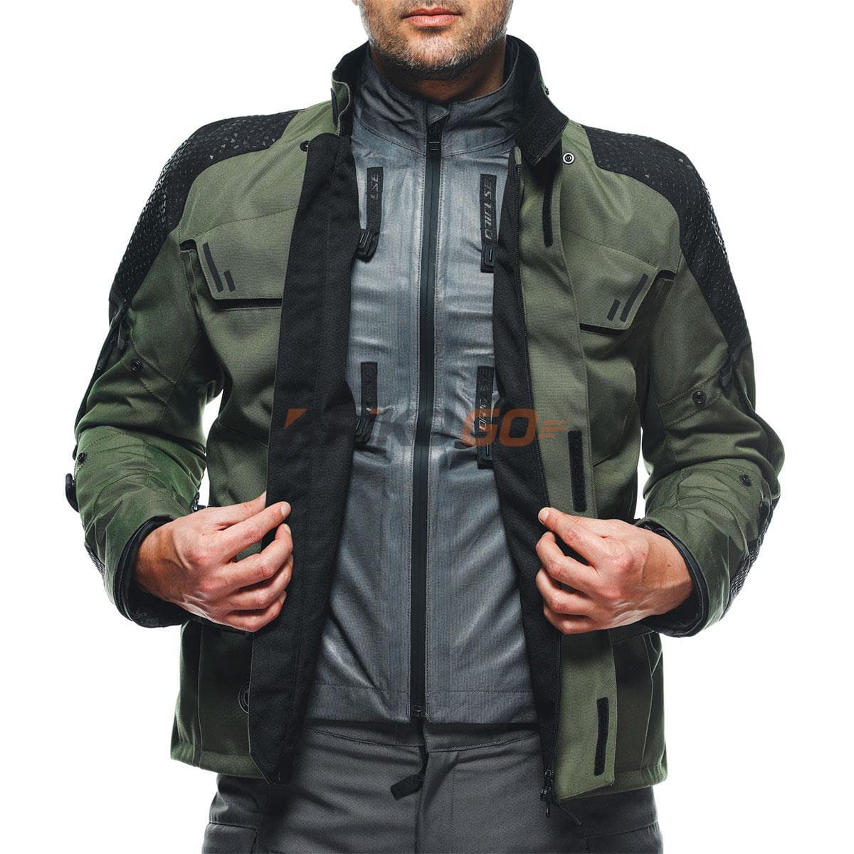 Dainese Dainese Ladakh 3L Army Green Black D-Dry  Mont