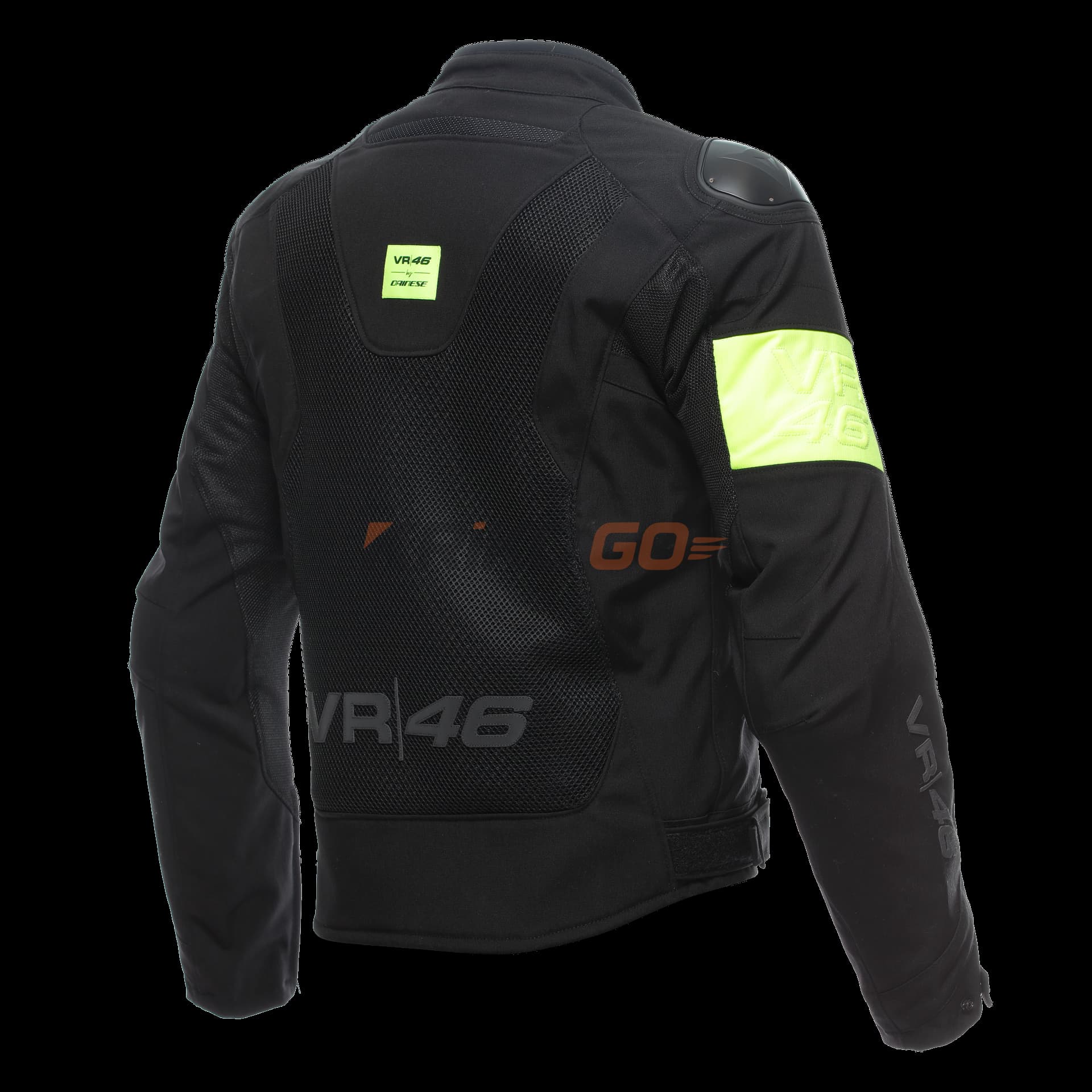 Dainese Dainese VR46 Wetlap Air Fluo Yellow Black D-Dry Mont