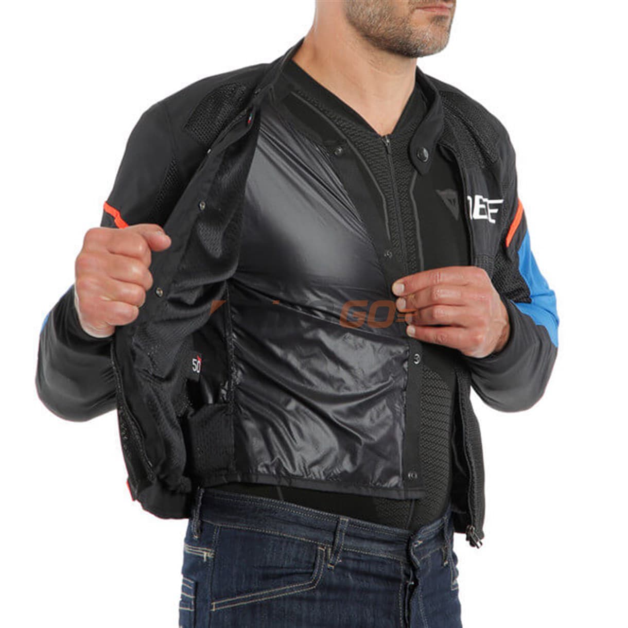 Dainese Dainese Air Frame D1 Black Blue Tekstil Mont