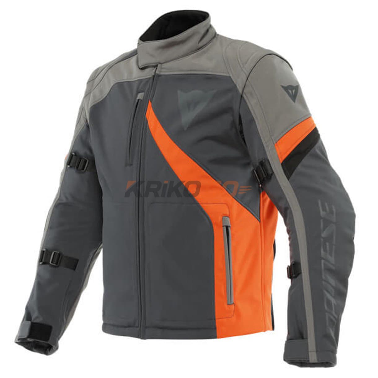 Dainese Ranch Ebony Gray Orange Tekstil Mont