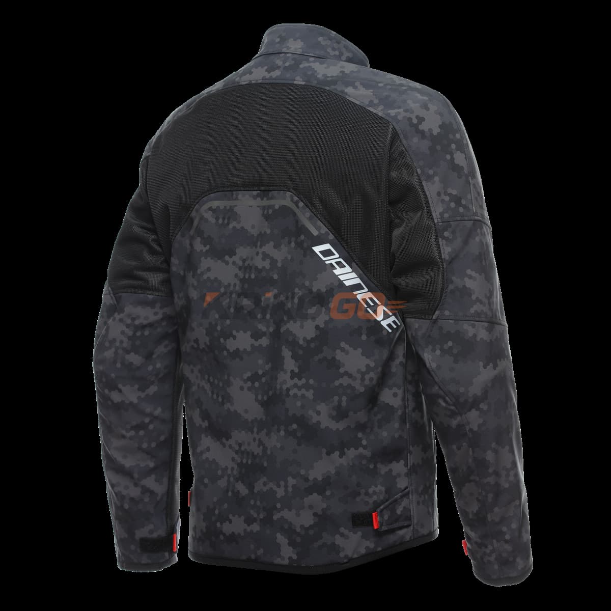 Dainese Dainese İgnite Camo Gray Black Fluo Red Air Tekstil Mont