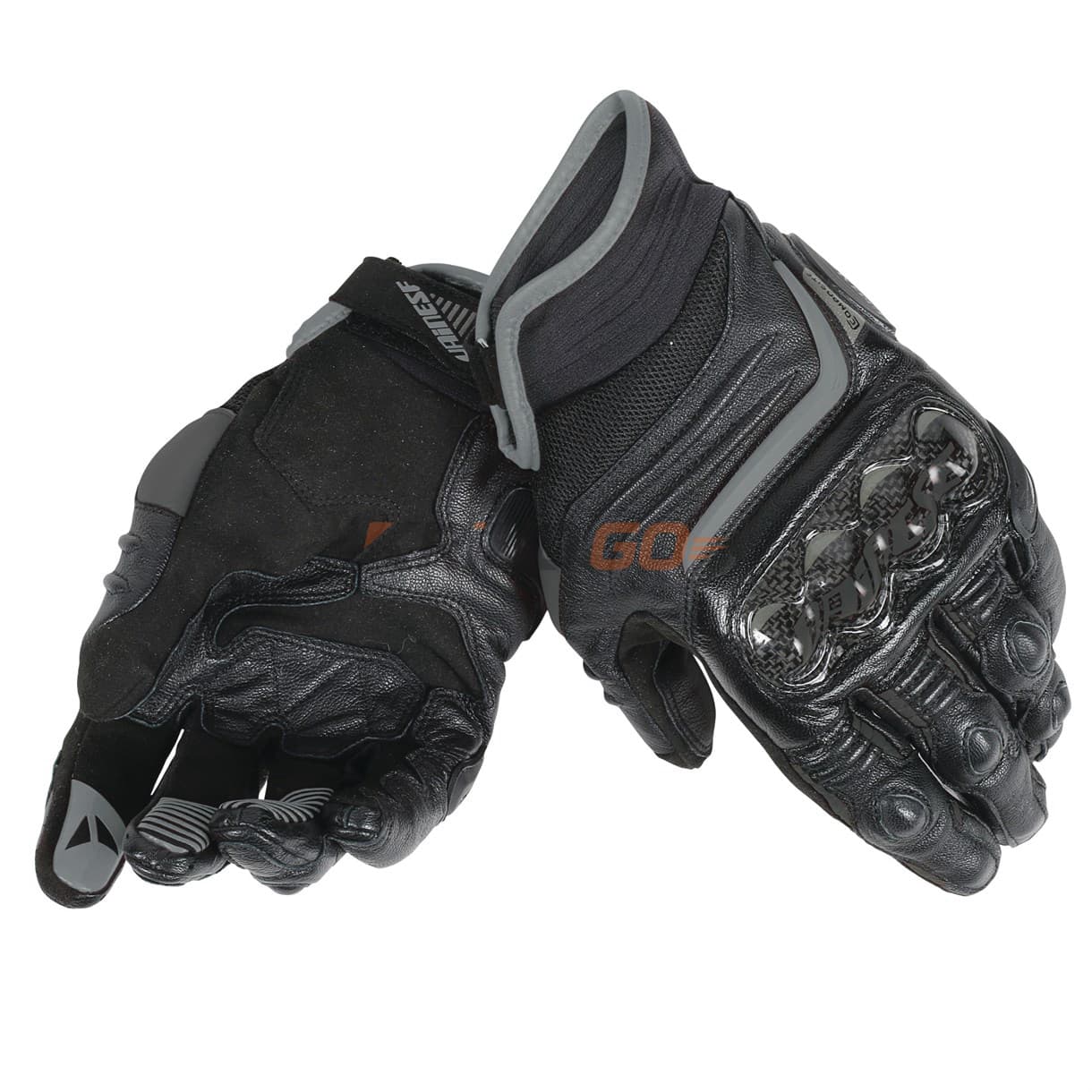 Dainese Carbon D1 Short Deri Eldiven Black