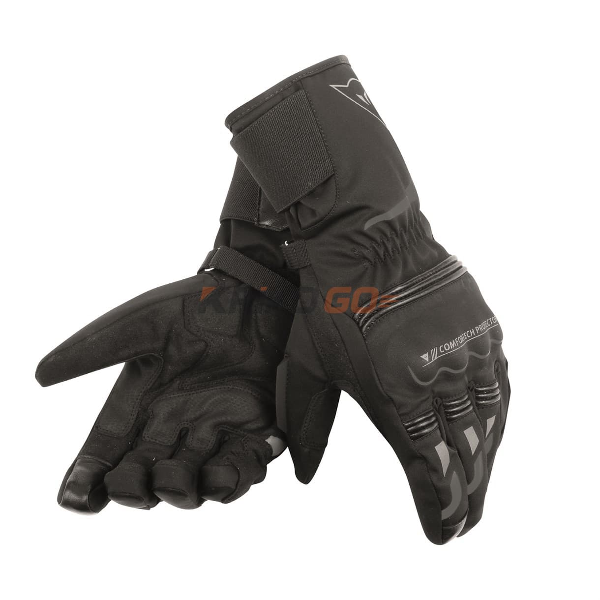 Dainese Tempest Unisex Black Black D-Dry Kadın Long Eldiven