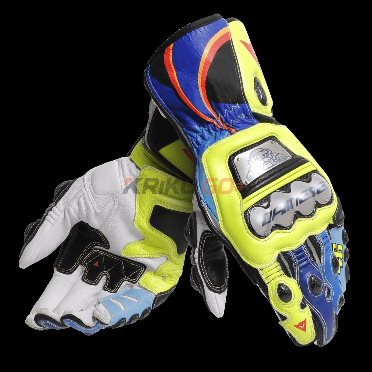 Dainese Full Metal 6 Valentino VR46 Deri Eldiven