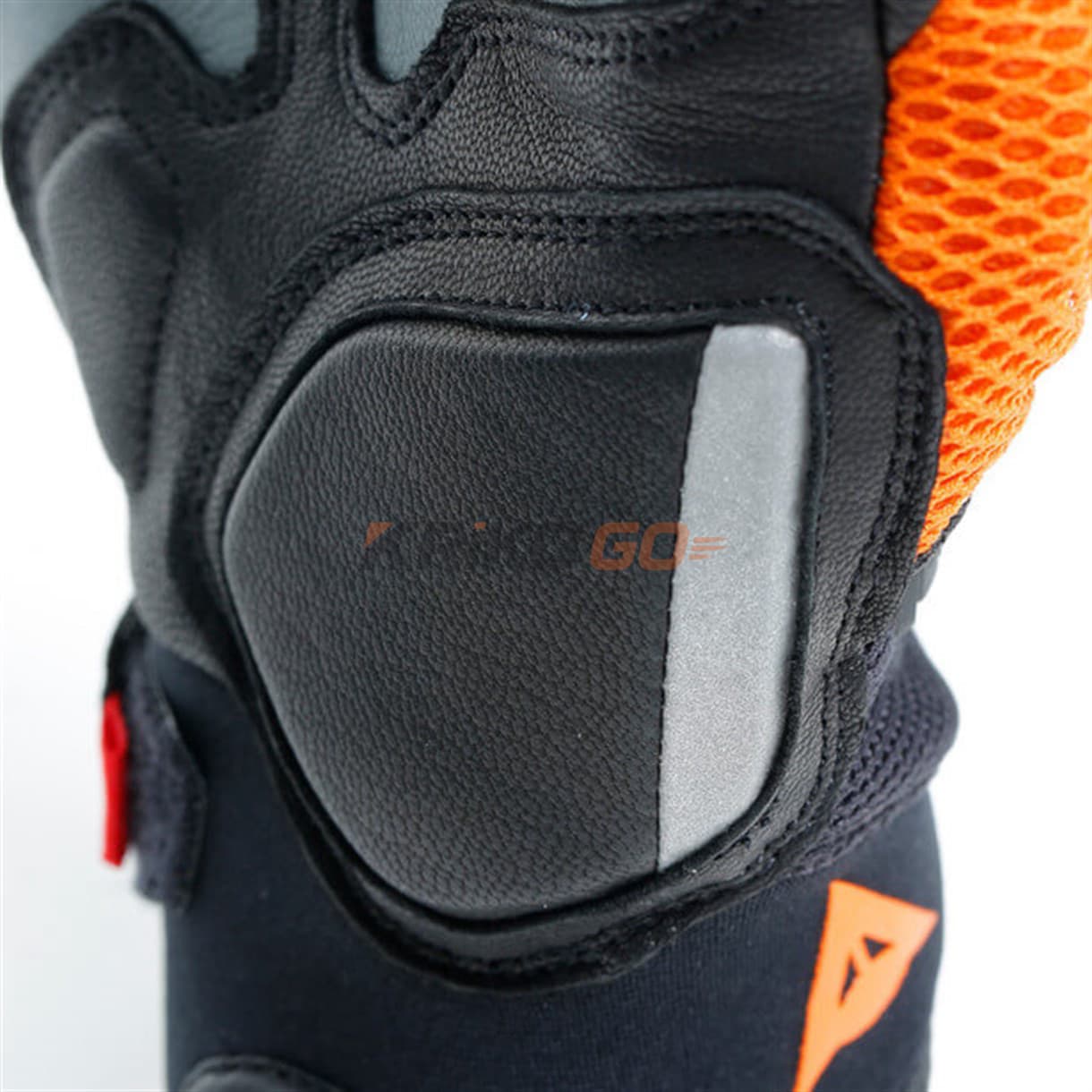 Dainese Dainese Explorer 2 Glacier Gray Orange Deri Motosiklet Eldiveni