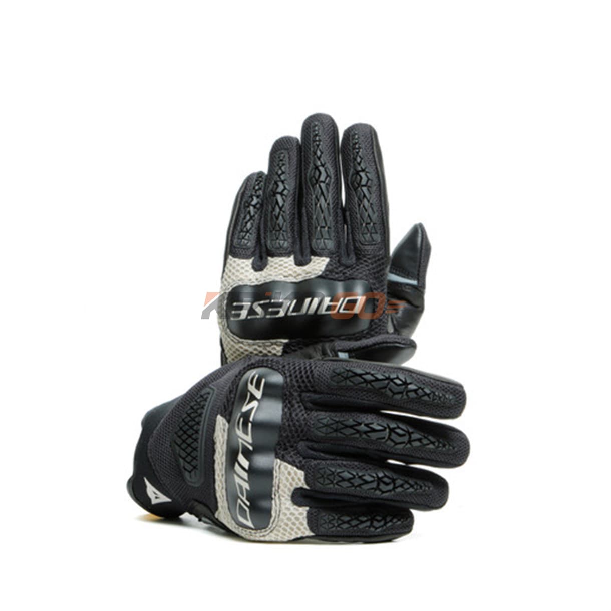 Dainese Explorer 2 Siyah/Krem Deri Motosiklet Eldiveni
