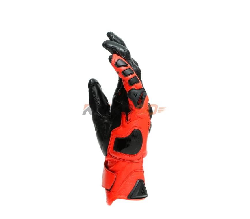Dainese Dainese 4 Stroke 2 Black Fluo Red Deri Eldiven