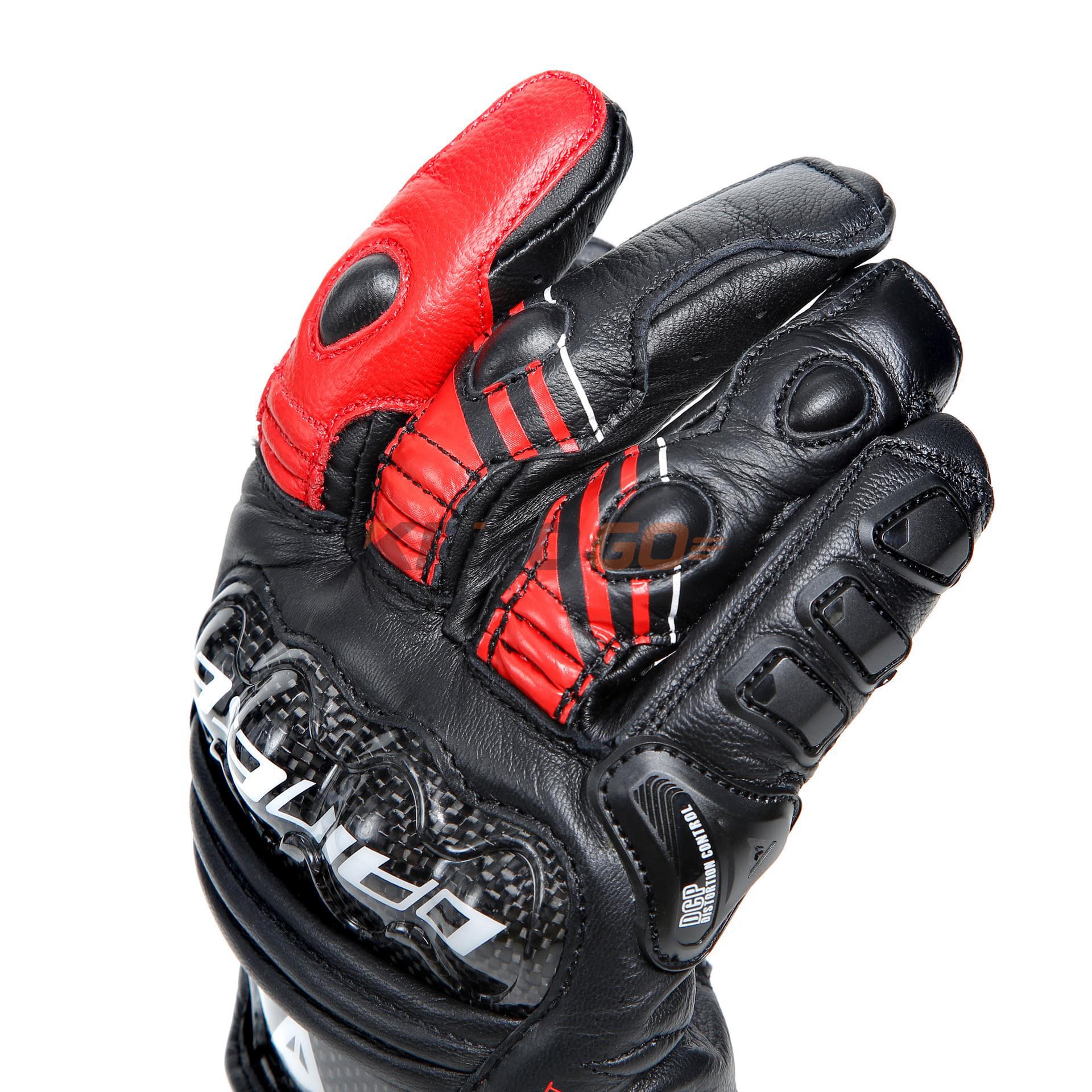 Dainese Dainese Druid 4 Black Lava Red White Deri Eldiven