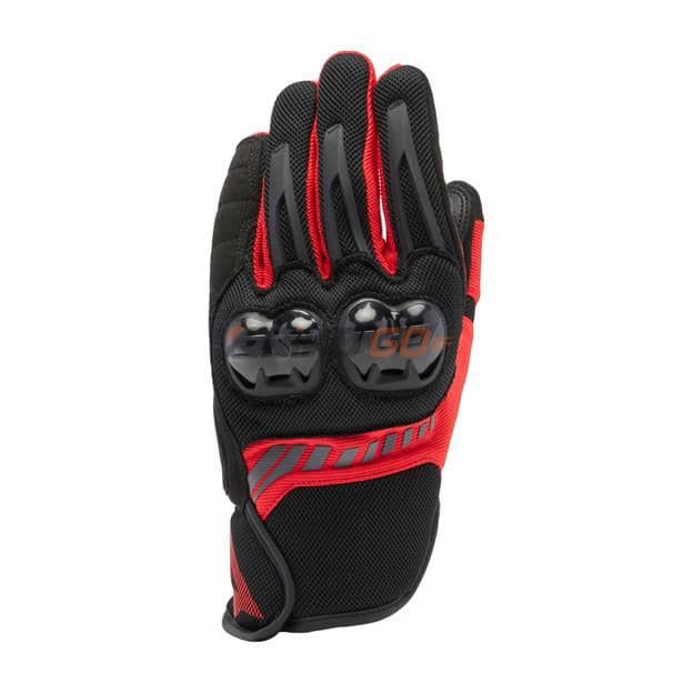 Dainese Dainese Mig 3 Air Black Red Lava Tekstil Eldiven