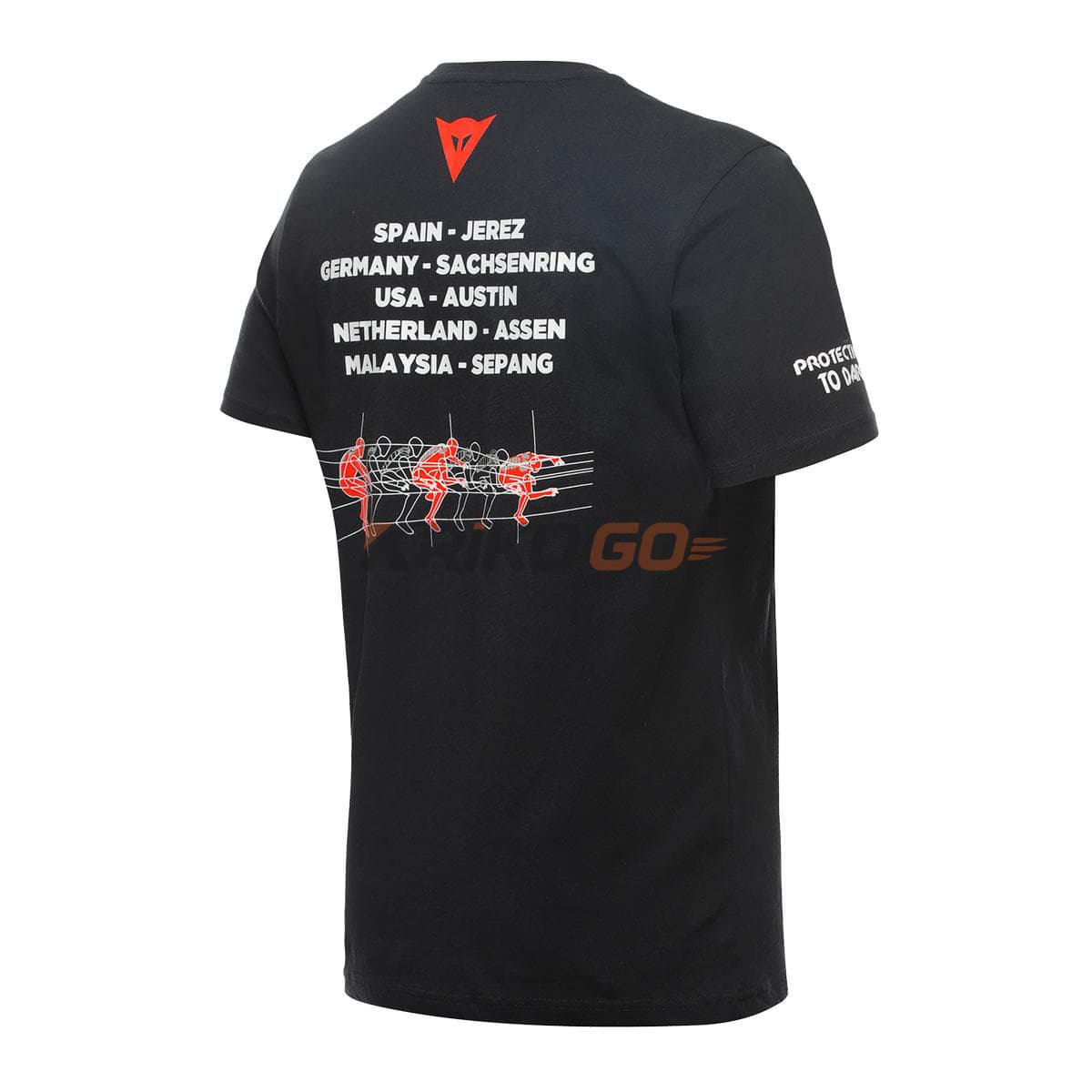 Dainese Dainese Racing Black T-Shirt