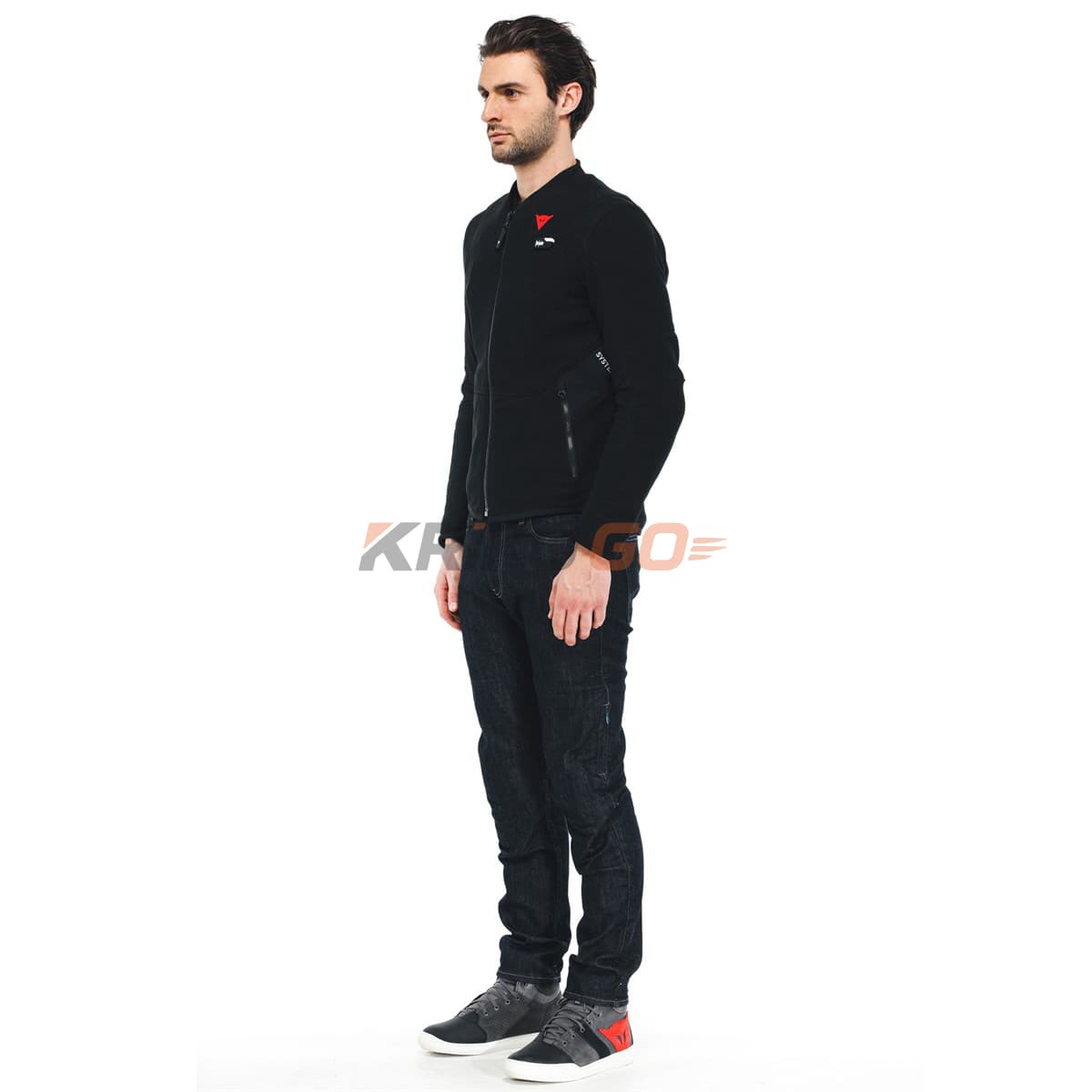 Dainese Dainese Smart Jacket Ls Black Airbag Tekstil Mont