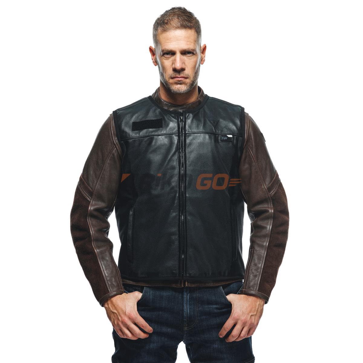 Dainese Dainese Smart Jacket Black Deri Airbag Yelek