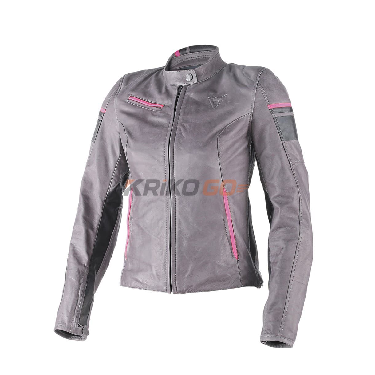 Dainese Michelle Smoke Black Fuchsia Kadın Deri Mont