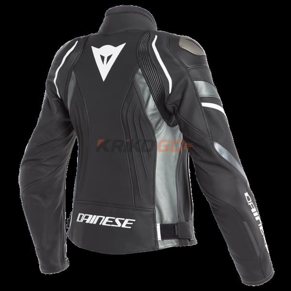 Dainese Dainese Avro Black Matt White Kadın Deri Ceket