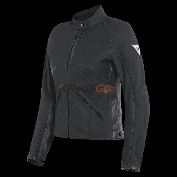 Dainese Santa Monica Black Kadın Deri Mont