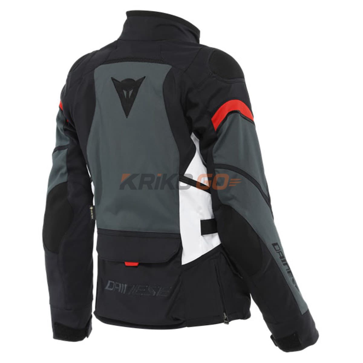 Dainese Dainese Carve Master 3 Black Ebony Lava Red Kadın Gore-Tex Mont
