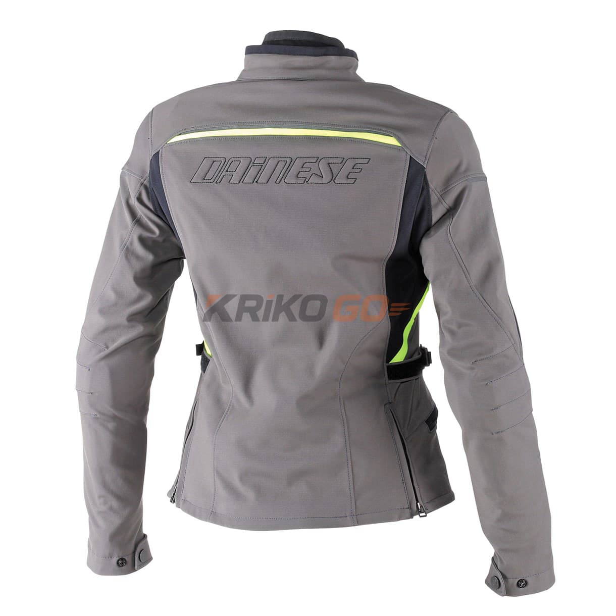 Dainese Dainese Arya Dark Gull Grey Castle Rock Fluo Yellow Kadın D-Dry Mont