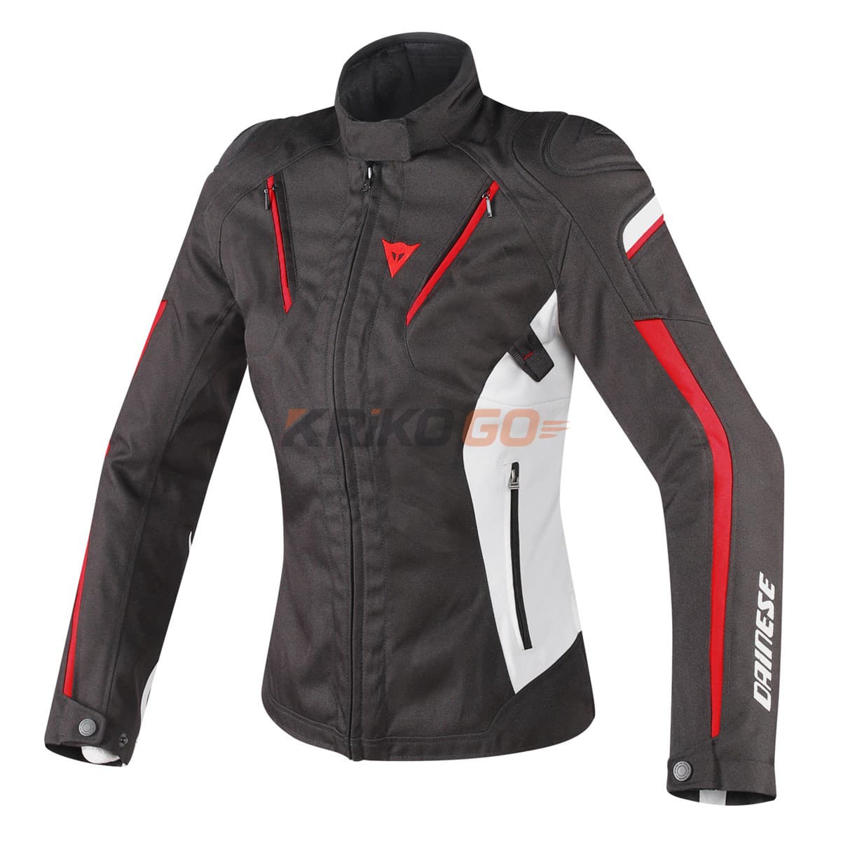 Dainese Stream Line Black Grey Red Kadın D-Dry Mont