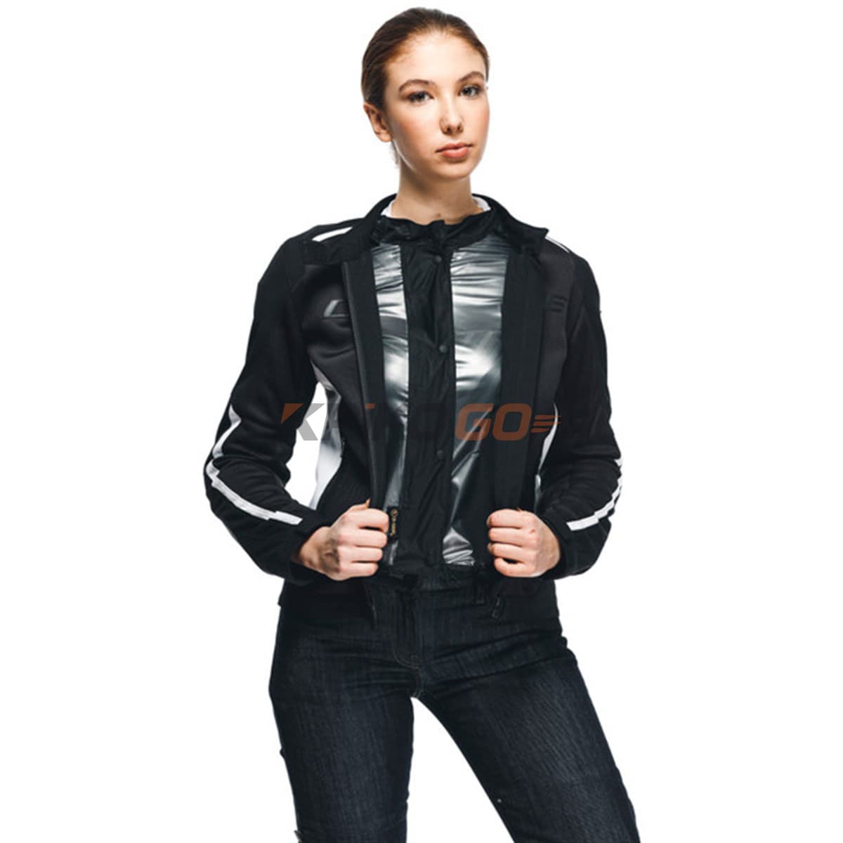 Dainese Dainese Hydraflux 2 Air  Black White Kadın D-Dry Mont