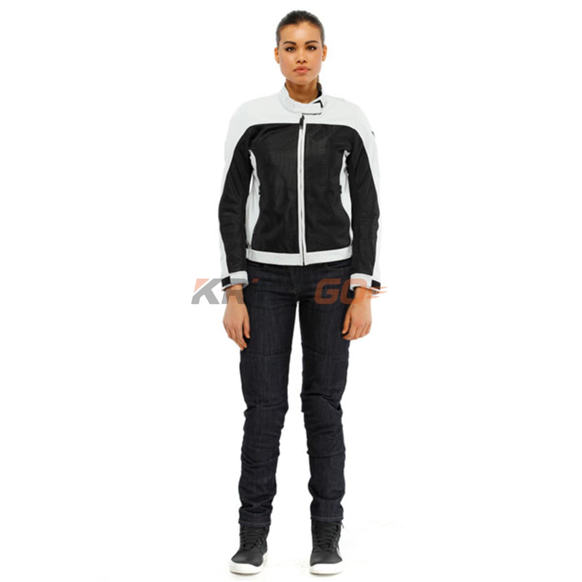 Dainese Sevilla Air Lady Black Glacier Gray Tekstil Mont