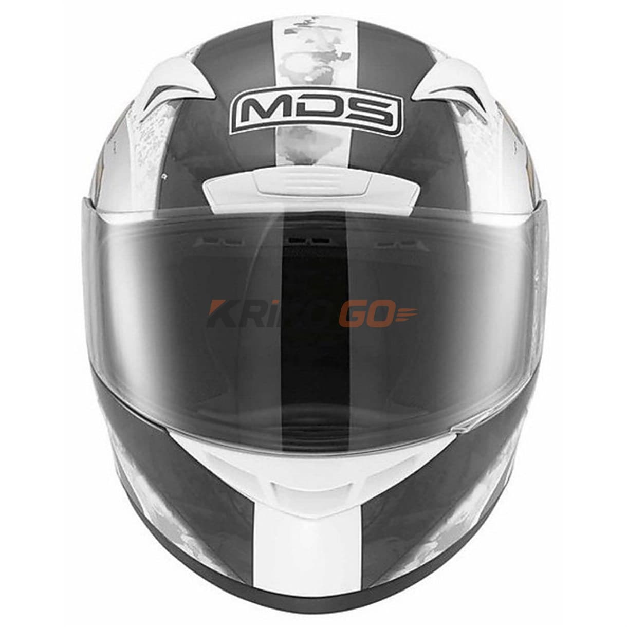 Mds Mds M13 Ronnin White Gunmetal Kapalı Kask