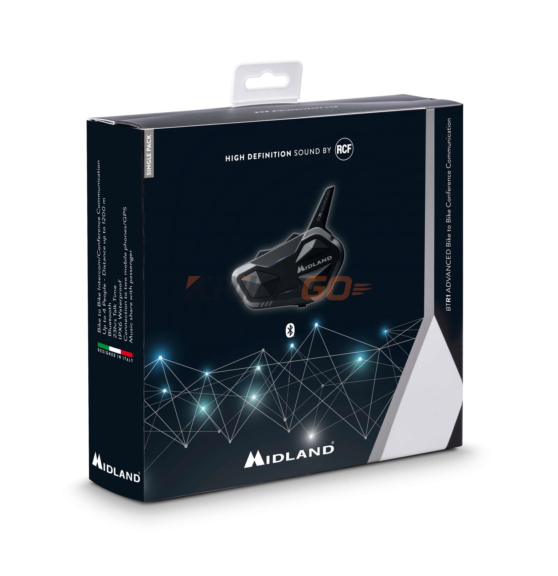 Midland Midland BTR1 Advanced Bluetooth Intercom (Tek)