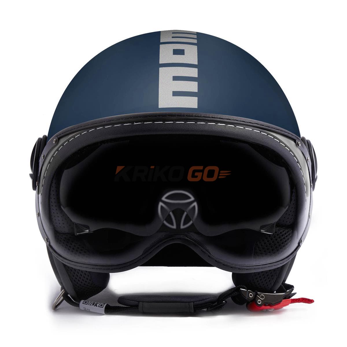 Momodesign Momodesign Fgtr Evo Mono Matt Blue Silver Açık Kask