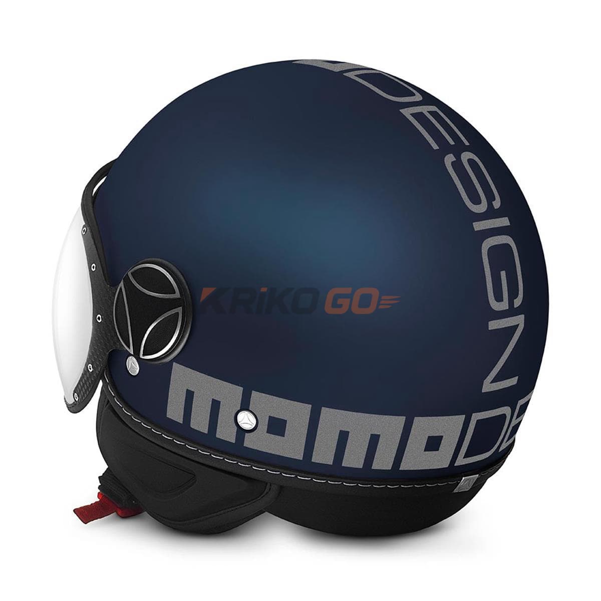 Momodesign Momodesign Fgtr Evo Mono Matt Blue Silver Açık Kask