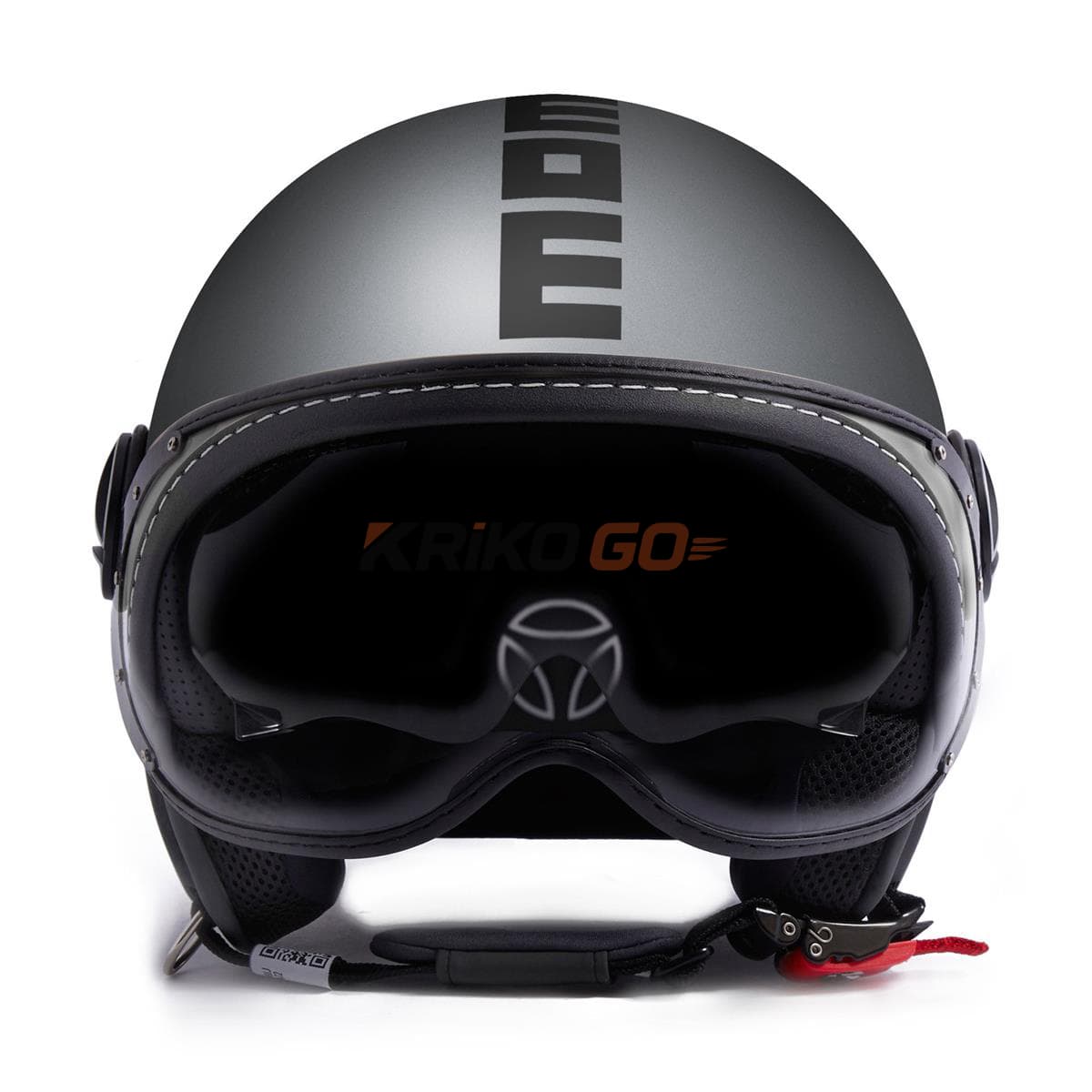 Momodesign Momodesing Fgtr Evo Mono Titanium Frost Black Açık Kask