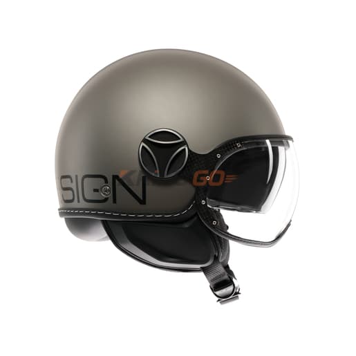 Momodesign Momodesign Fgtr Evo Matt Titanium Frost Blk Açık Kask.