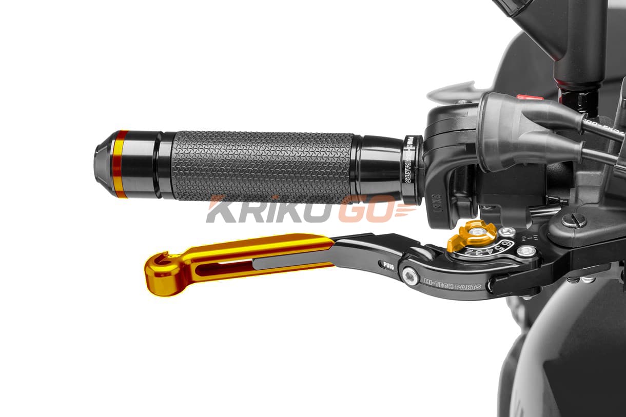 Puig 19ONO Brake Lever 16''C Blk Ext.C/Gold Selec