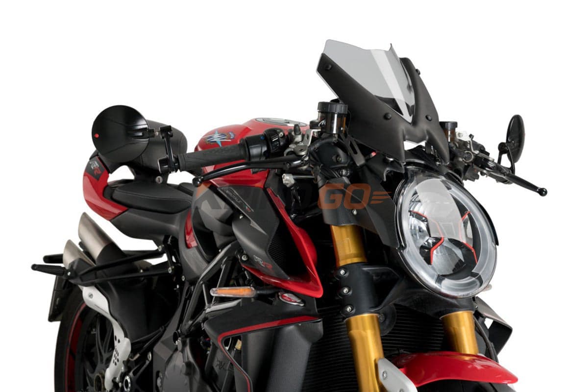 Puig 20680H Mv Agusta Brutale 1000RR Motosiklet Spor Camı Füme