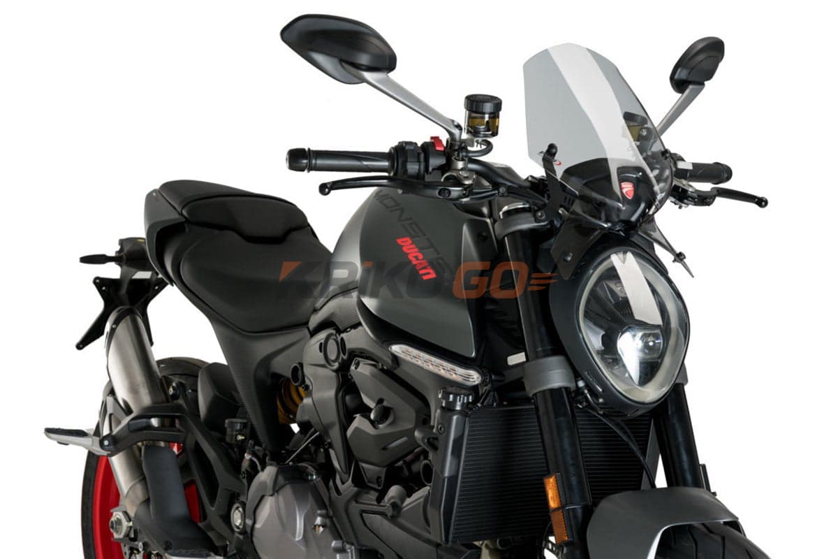 Puig 20712H Ducati Monster 937 New Generation Spor Cam Füme