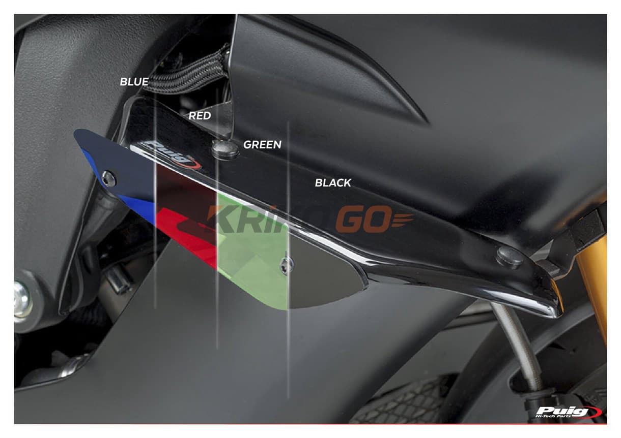 Puig Puig 2334R Aprilia RSV4RF/RR Downforce Spoiler Kırmızı