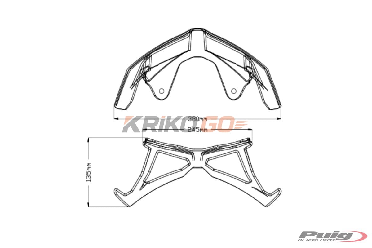 Puig Puig 3482J Matt Spoiler