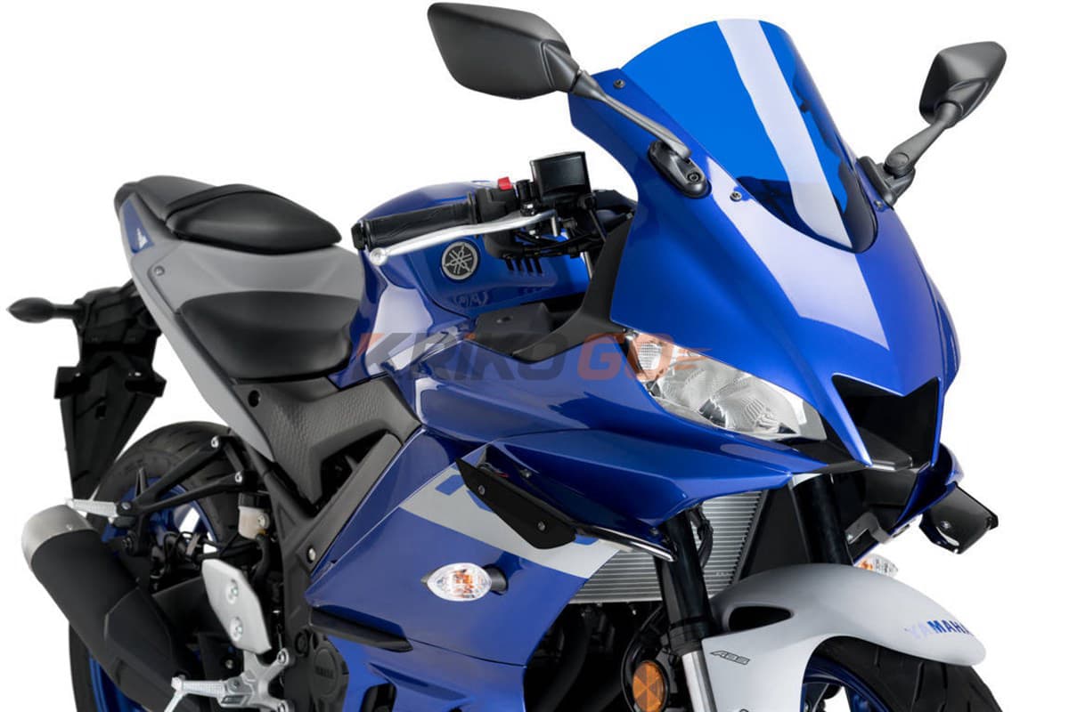 Puig Puig 3739N Yamaha R25 Downforce Spoiler Siyah