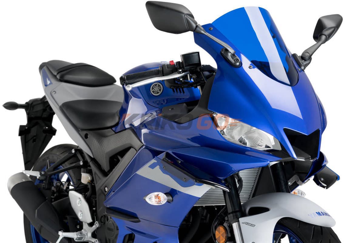 Puig Puig 3739N Yamaha R25 Downforce Spoiler Siyah