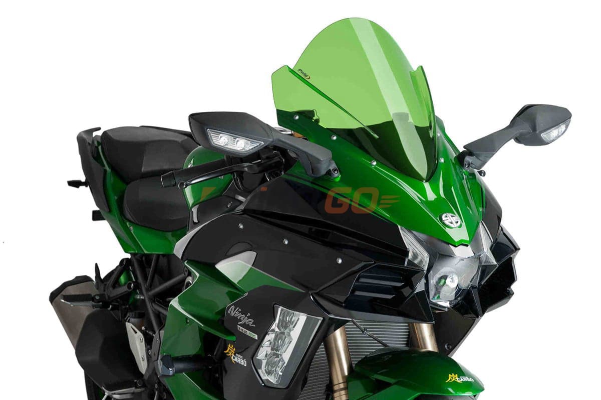 Puig 9704V Kawasaki Ninja Z-Racing H2 SX 18 Green Siperlik