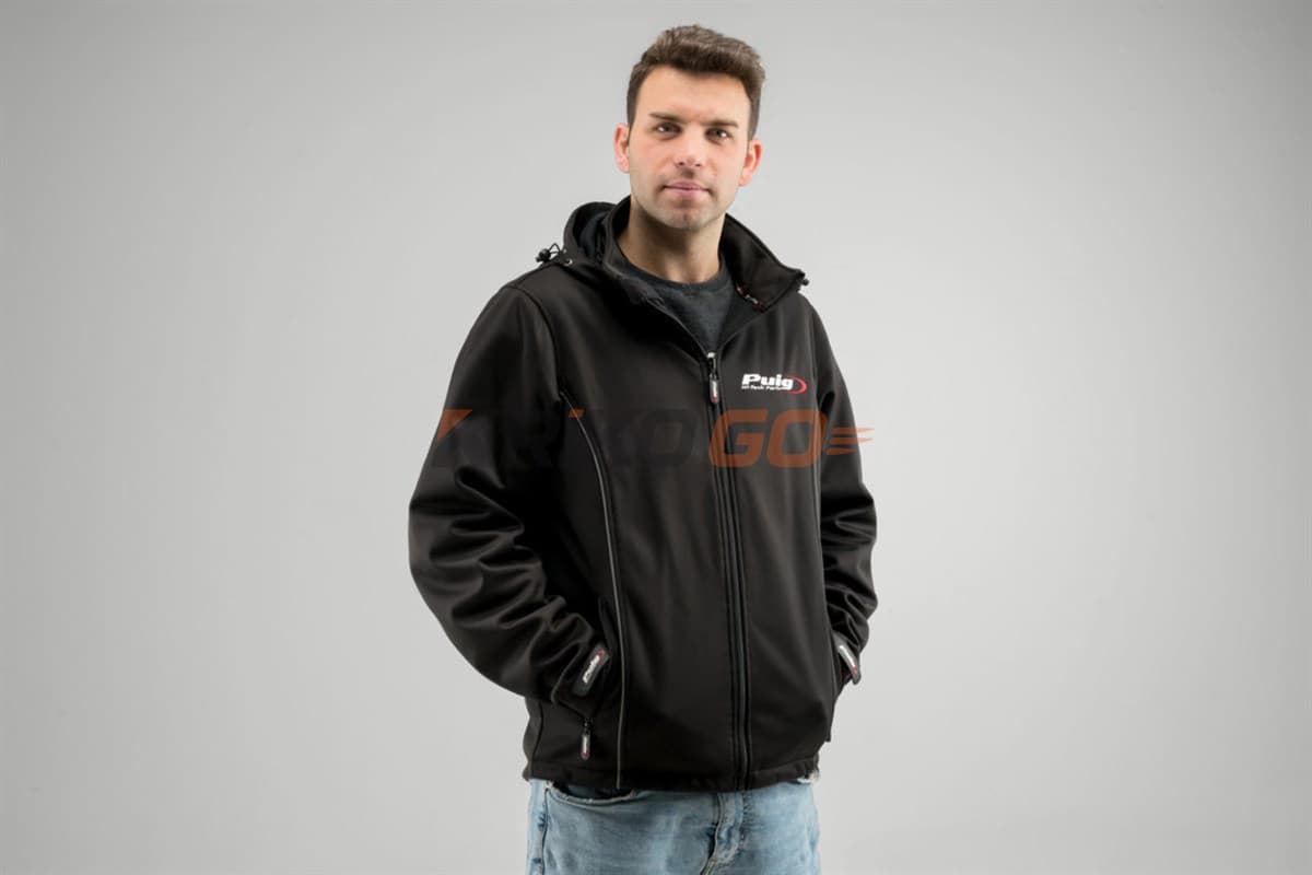 Puig 9859N HI-Tech Black Jacket (M)