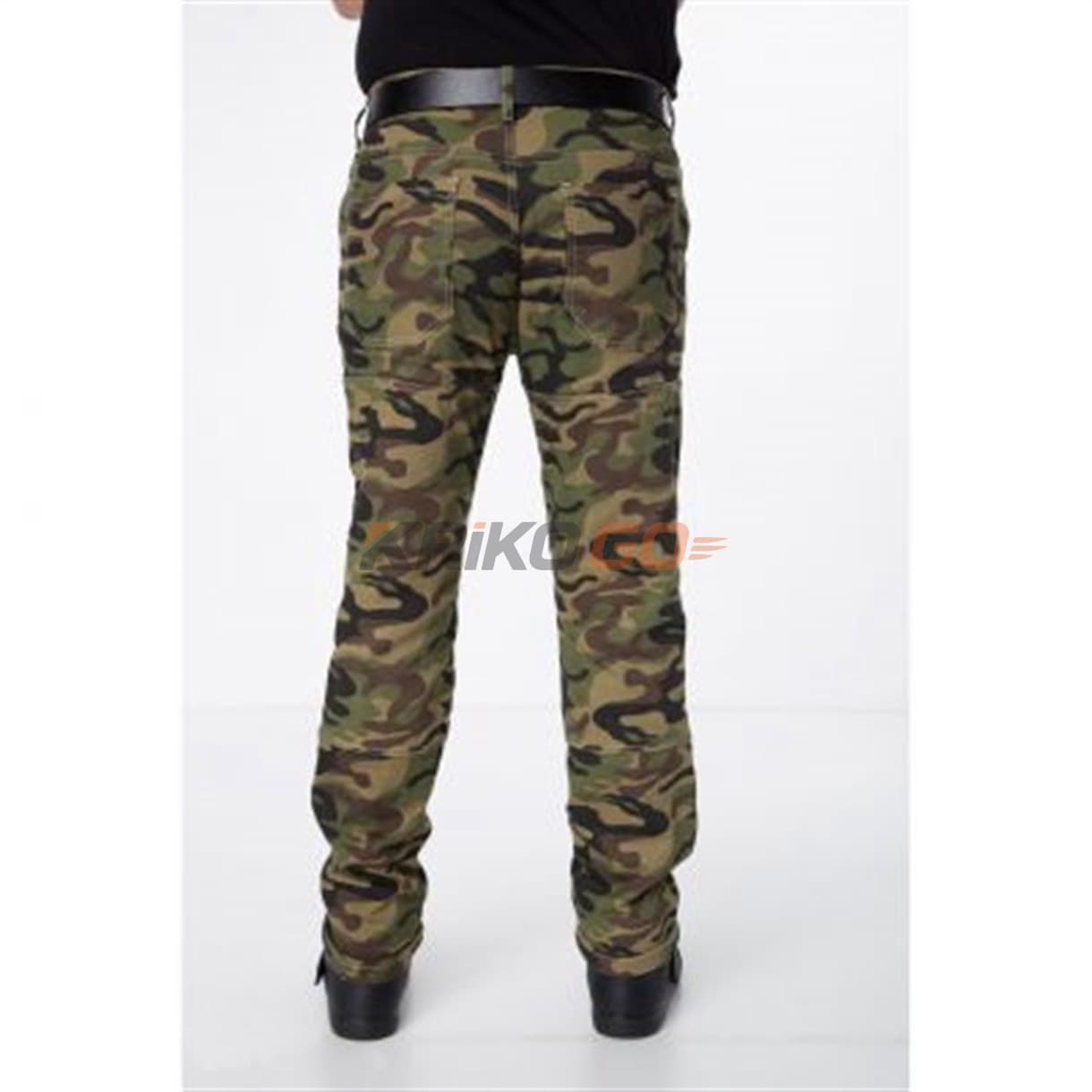 Motobike Motobike Jeans 2001 Kamuflaj Kadın Motosiklet Pantolon