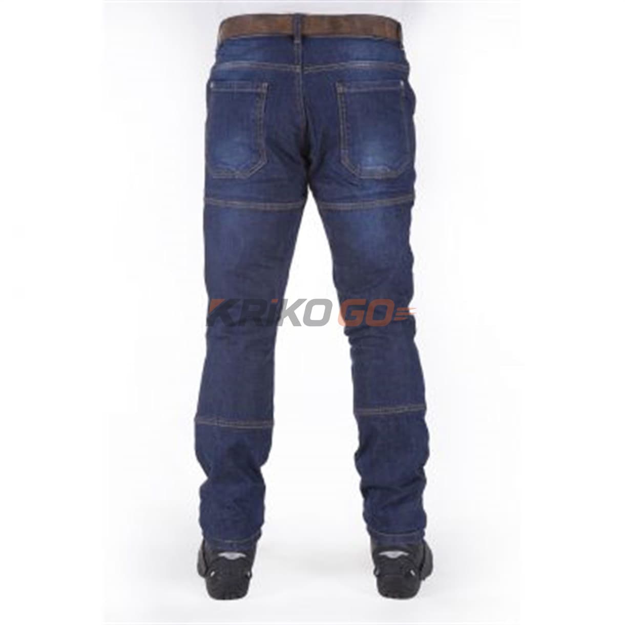 Motobike Motobike Jeans 5013 Düz Mavi Motosiklet Pantolon